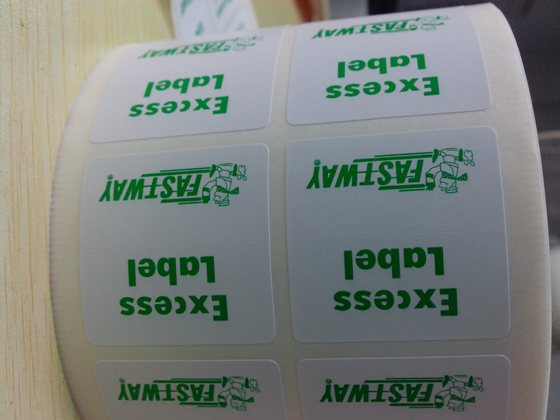 Semi-glossy labels