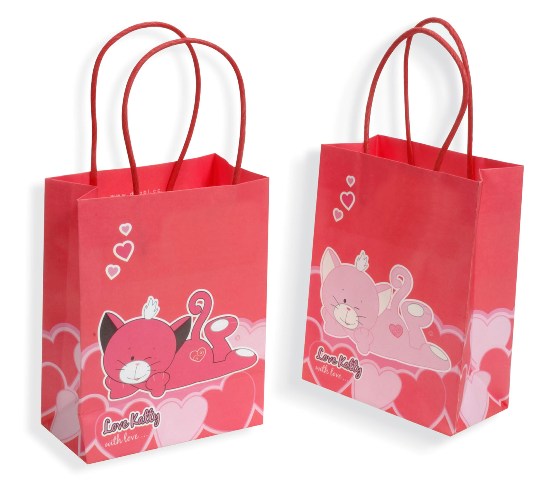 Art paper shopping bags